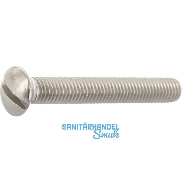 DIN964A M 5x 20 Edelstahl A4 Linsenschraube mit Schlitz