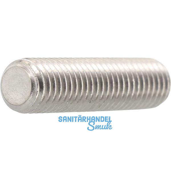 ISO4026 M 5x 40 Edelstahl A2 Gewindestift mit Kegelkuppe Innensechskt (DIN913)