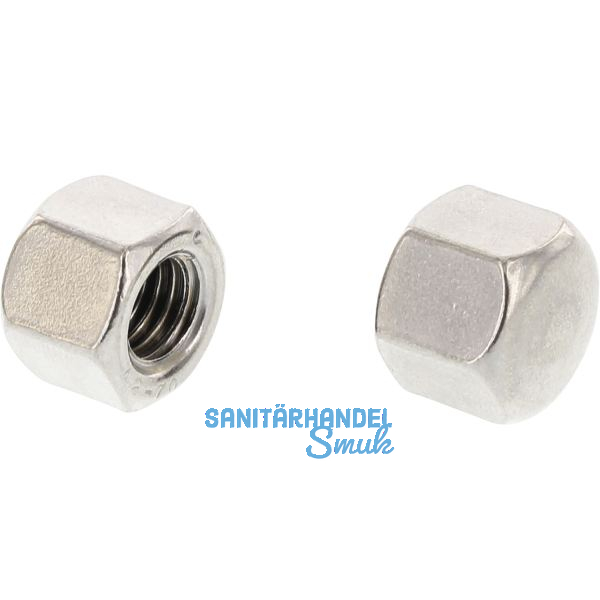 DIN917 M 4 Edelstahl A2 Hutmutter niedrige Form