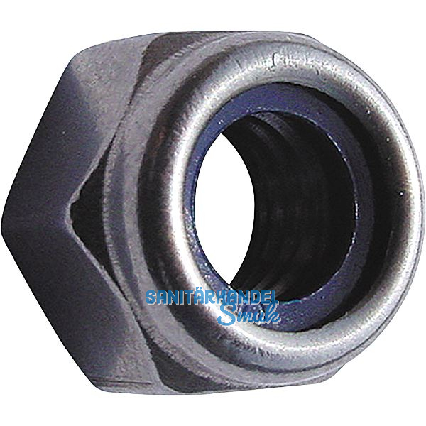 DIN982 M 8 Edelstahl A4 Sicherungsmutter hohe Form mit Polyamideinlage