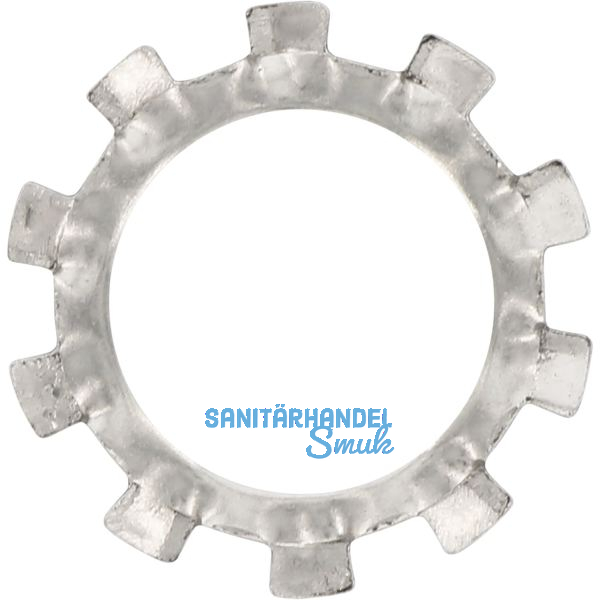 DIN6797A M 6 Edelstahl A2 Zahnscheibe aussengezahnt