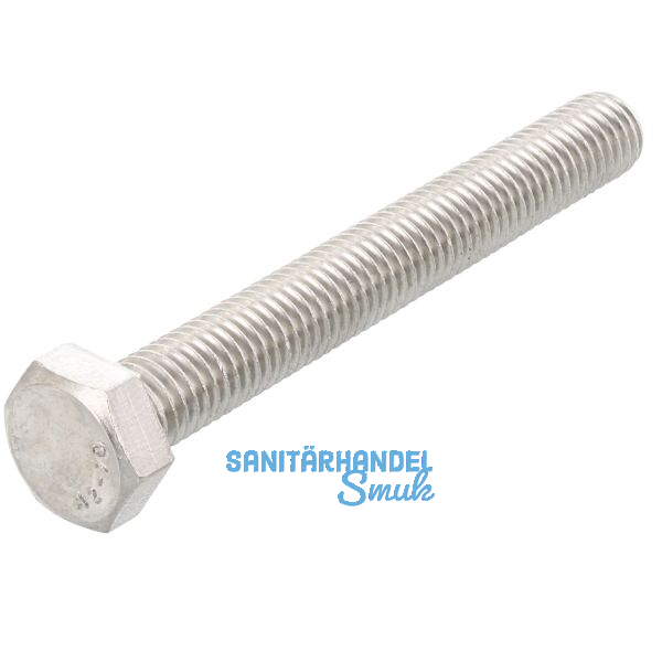 ISO4017 M16x 90 Edelstahl A4-70 Sechskantschraube ohne Schaft (DIN933)