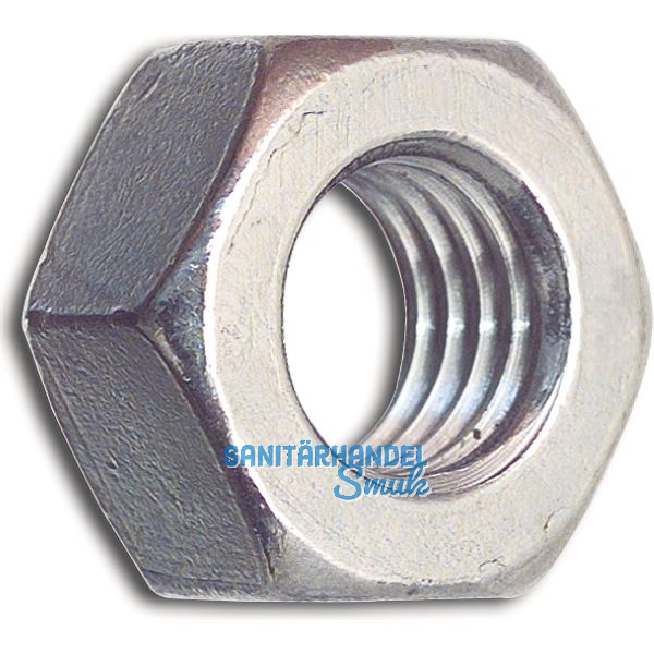 DIN934 M16 Edelstahl A4-80 Sechskantmutter, gleitmobeschichtet transparent