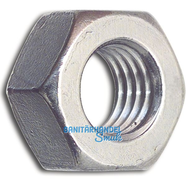 DIN934 M20 Edelstahl A4-80 Sechskantmutter, gleitmobeschichtet transparent