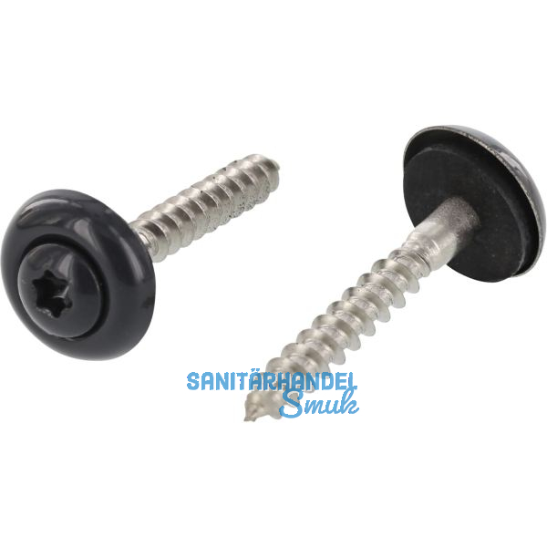 Spenglerschraube 4.5x100 TX20 Edelstahl A2 Kopf beschichtet RAL7016 anthrazit