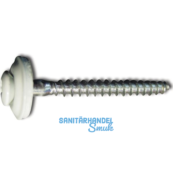 Spenglerschraube 4.5x 35 TX20 Edelstahl A2 Kopf beschichtet RAL9002 grauwei�