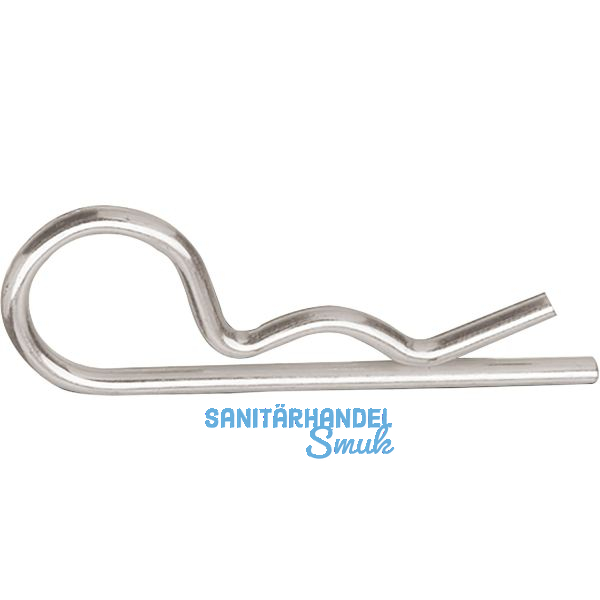 Federstecker einfach 6x105 Edelstahl A2 ~DIN11024