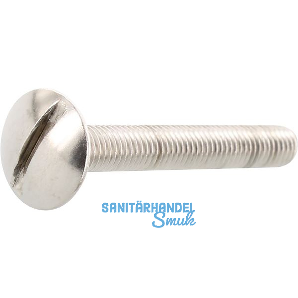 Becherschrauben M 3x 6 Edelstahl A2 mit Schlitz