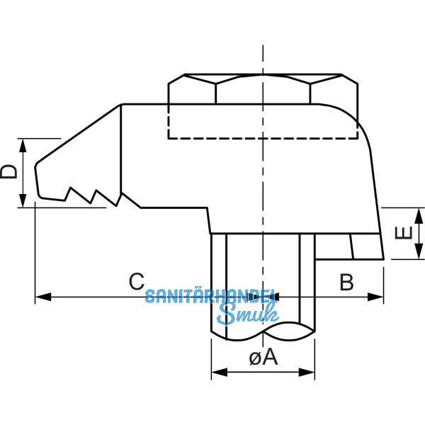 BEAM CLAMP BA3G16 Stahltr�gerklemme M16 Sphaeroguss feuerverzinkt mit Zulassung