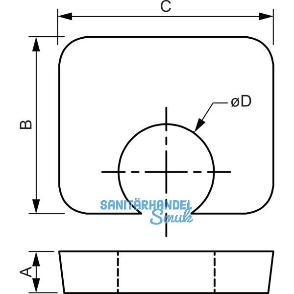 BEAM CLAMP Distanzst�ck BH1Z10 M10 H=2.0mm Stahl verzinkt