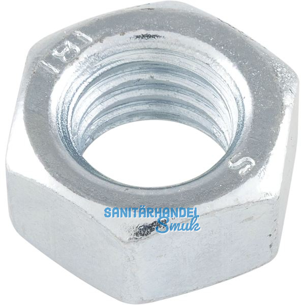 DIN934/ 8 M 6/100 St�ck in Kleinpackung verzinkt Sechskantmutter