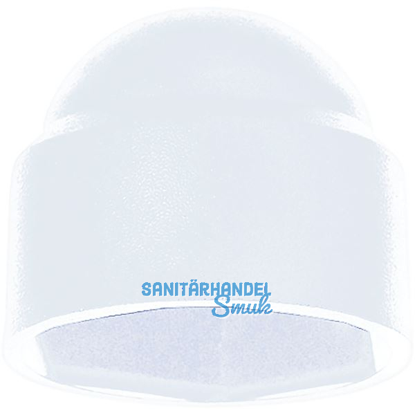 ~DIN1587 Kunststoffabdeckkappe Sechskant M 6 Polyethylen wei�