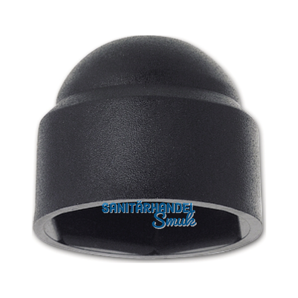 ~DIN1587 Kunststoffabdeckkappe Sechskant M14 / SW22 Polyethylen schwarz