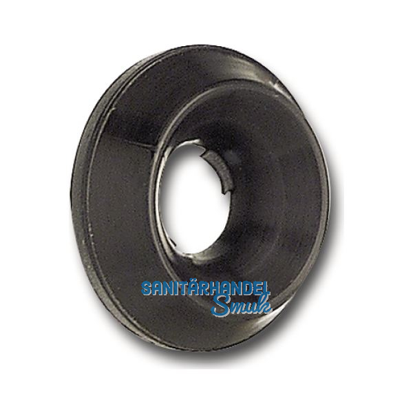 Rosette 90� M 6 Polyamid schwarz f�r Senkschrauben