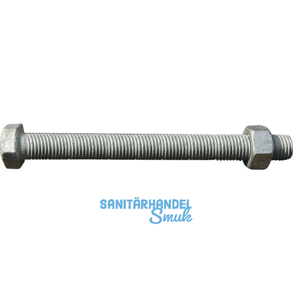 SRUBENA SB-Schraube EN15048-1 8.8U M24X 75 VG feuerverzinkt