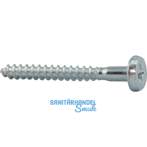 Flachkopfschraube 5,5 x 50 PZ3 verzinkt-blau