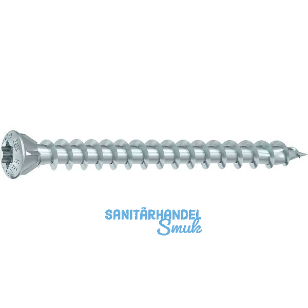 HECO-Topix-plus Dielenschraube LKO 3.5x 60 Torx 10 Stahl verzinkt-blau