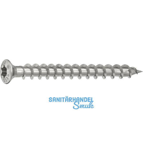 HECO-Topix-plus Fassadenschraube Linsensenkkopf 4.5x 80 Torx 20 Edelstahl A2