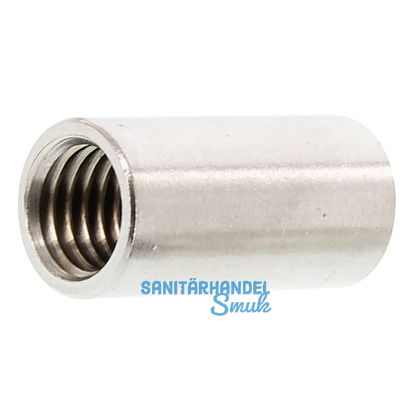 Distanzbuchsen rund M 8x 25 Edelstahl A4 (Langmutter)