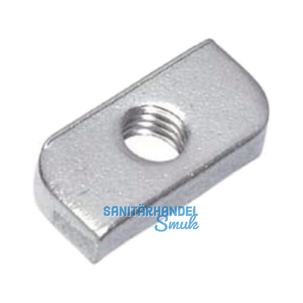 Gewindeplatte M 8 f�r Profil Typ 28/15 - Edelstahl A2