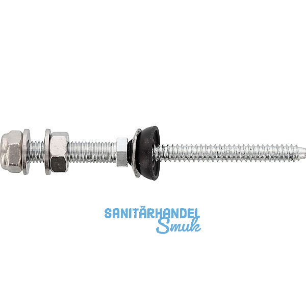 Solarbefestiger mit Zapfen und Faserzementdichtung 8x 80/70