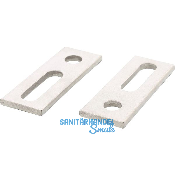 Adapterblech 82x40x5 13/11 - Edelstahl A2