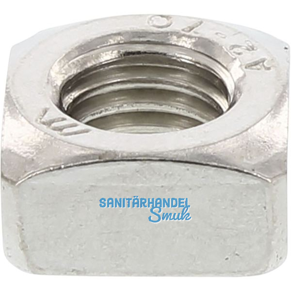 DIN557 M 6 Edelstahl A2 Vierkantmutter