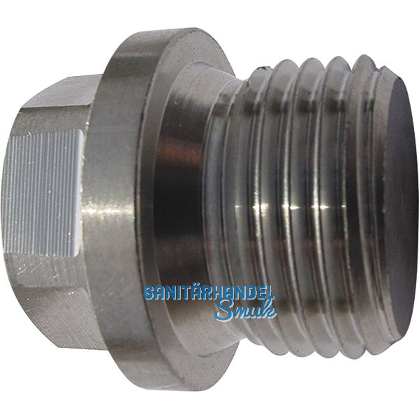 DIN910 5.8 G 1 1/2" verzinkt Verschlussschraube mit Rohrgewinde