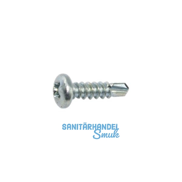 SFS-SN2/ 8 Fensterbohrschraube Halbrundkopf 3.5x13 PH 2 verzinkt-blau