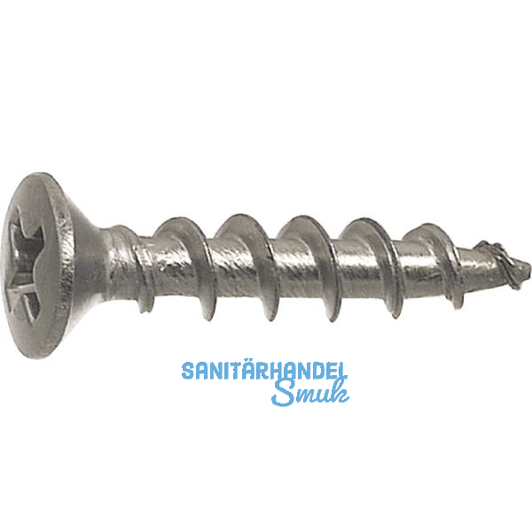 SFS-SPT/19 Beschlagschraube 4.3x25 PH 2 Edelstahl A2 f�r Kunststoffprofile