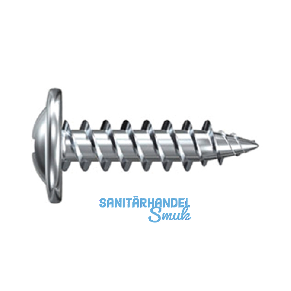 R�ckwand-Blechschraube 4.2x 19 verzinkt mit Spitze