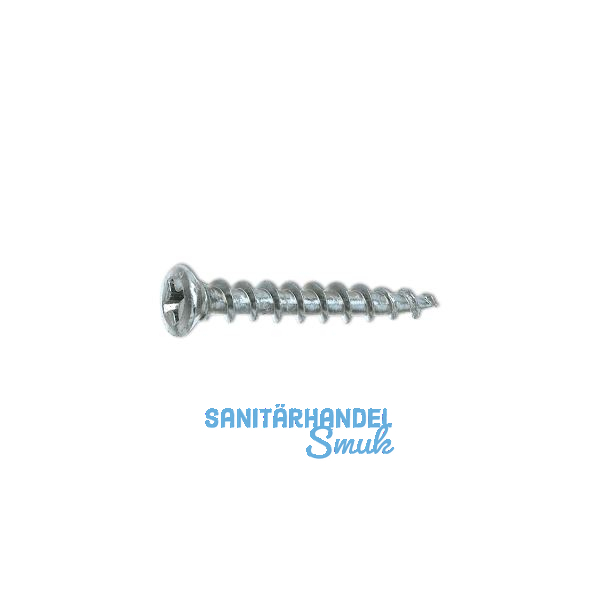 SOLIDO Fensterbauschraube 4.0x 35 PH2 Stahl verzinkt blau