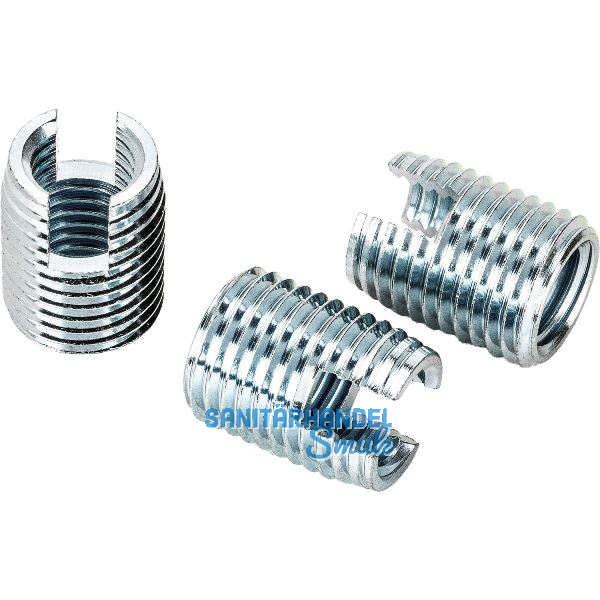 Gewindeeins�tze selbstschneidend M20 Stahl verzinkt-blau