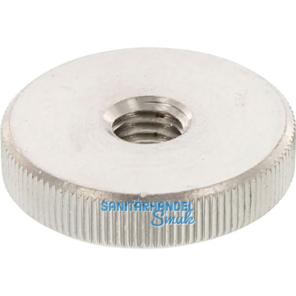 DIN467 M 3 Edelstahl A1 1.4305 R�ndelmutter flache Form