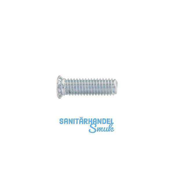 Einpressgewindebolzen M6x30 mm verzinkt