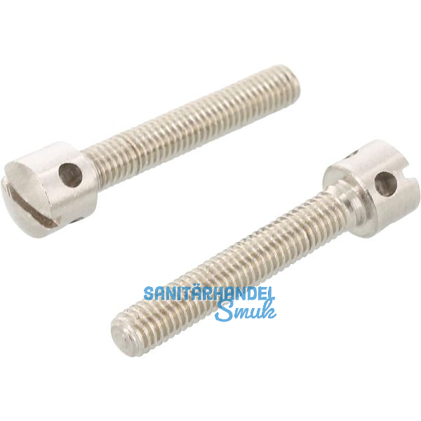 DIN404 M 5x 10 Edelstahl A1 Kreuzlochschraube mit Schlitz