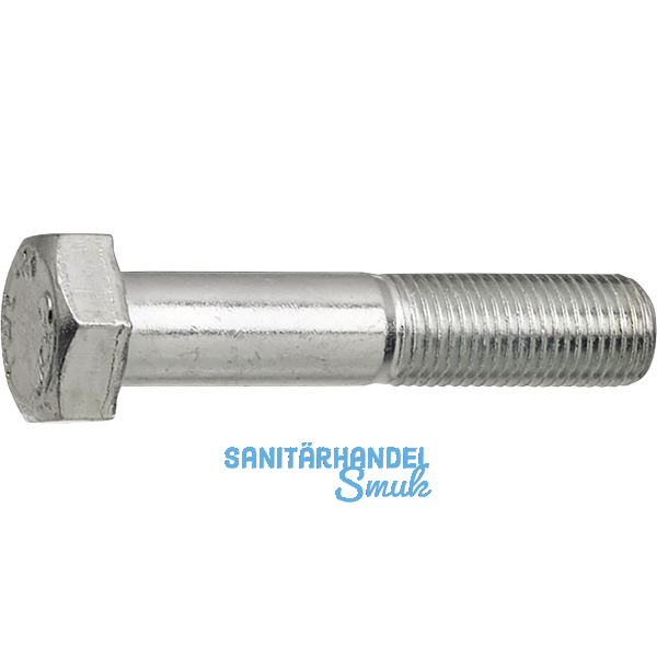 DIN960 10.9 M14x1.5x 70 verzinkt 6kt-Feingewindeschrauben mit Schaft