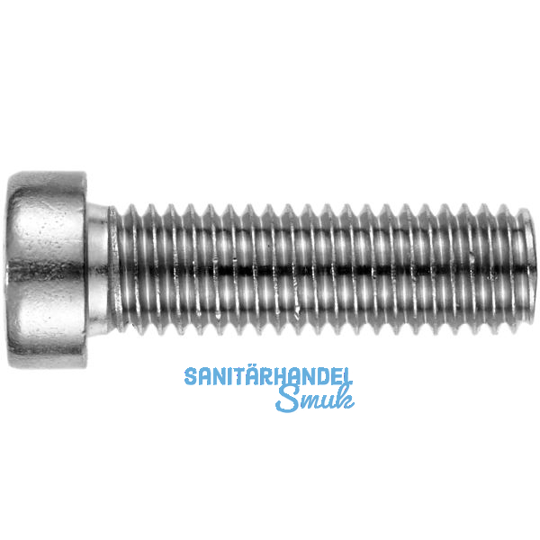 DIN6912 M 6x 16 Edelstahl A4-070 Zylinderschraube mit niedrigem Kopf, ISK