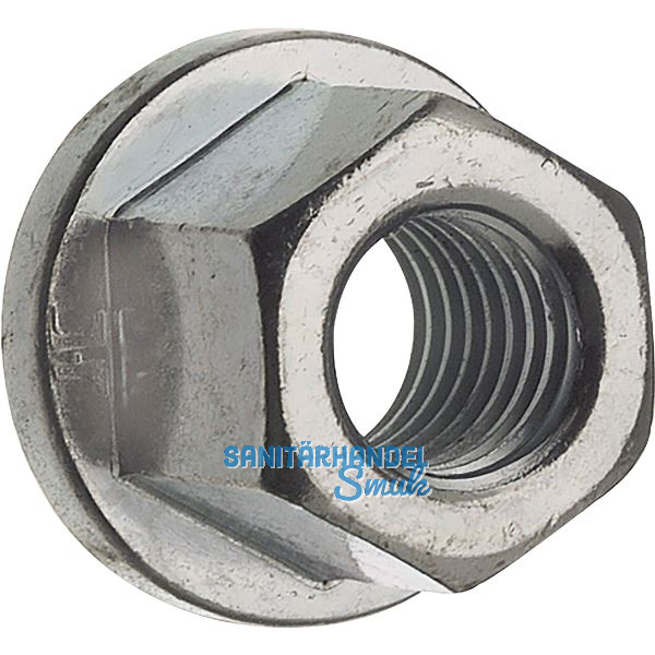 DIN6331/10 M14 verzinkt Sechskant-Flachbundmutter 1.5 d
