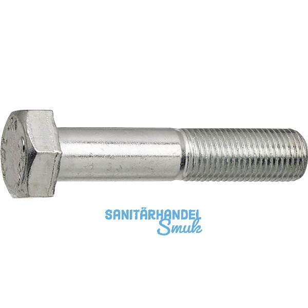 DIN960 10.9 M16x1.5x 90 verzinkt 6kt-Feingewindeschrauben mit Schaft (ISO8765)