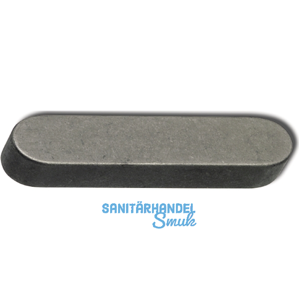 DIN6885A 18x11x 63 Edelstahl A5 1.4571 Passfeder rundstirnig