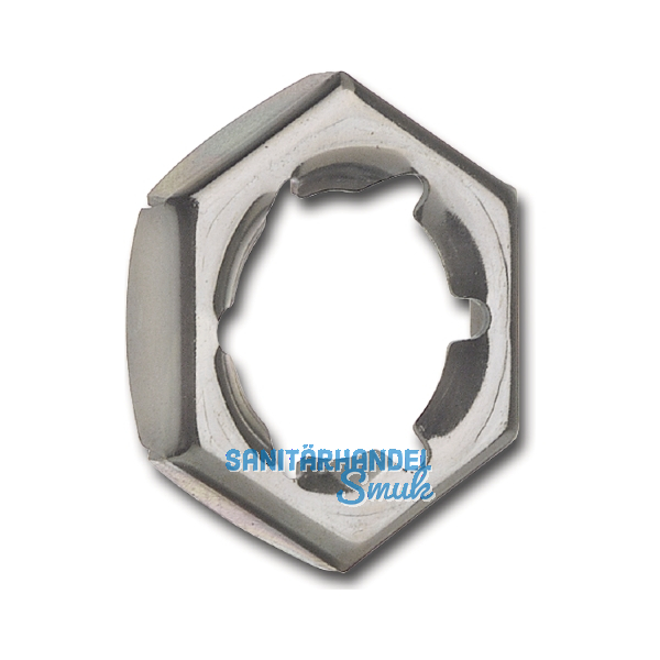 DIN7967 M16 verzinkt Sicherungsmutter (Palmutter)