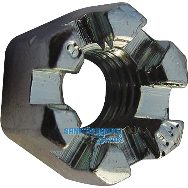 DIN935/ 8 M30 verzinkt Kronenmutter