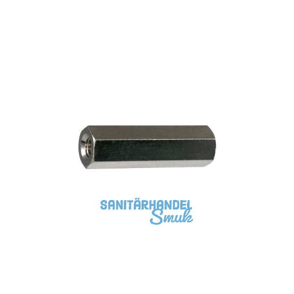 Distanzhalter M3x25 Innen-/Innengewinde Messing vernickelt