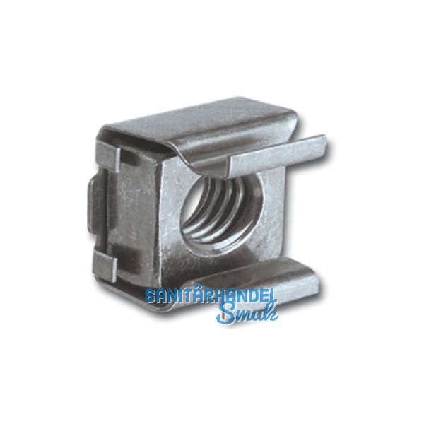 K�figmutter M 4 ZI 083-16 K�fig: Federstahl verzinkt, Mutter: Stahl verzinkt