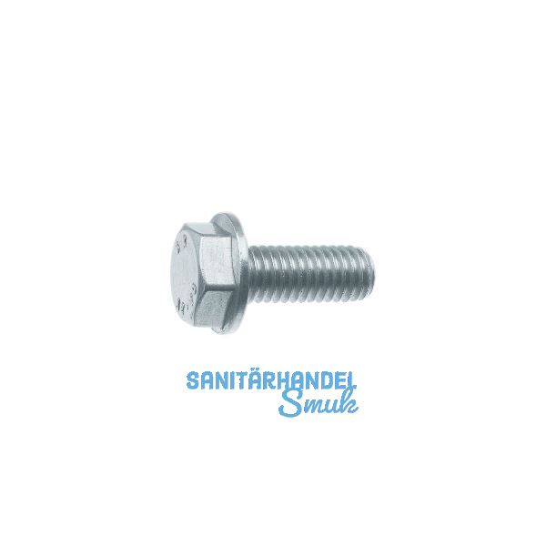 Sechskant-Flanschschraube KL100 M 5 x 12 verzinkt / Ripp-Schraube