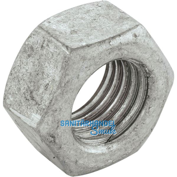DIN934/ 8 M16 feuerverzinkt ISO-passende Sechskantmutter