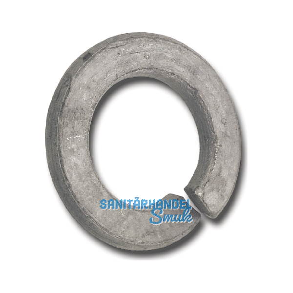 DIN127B M20 feuerverzinkt Federring mit glatten Ende