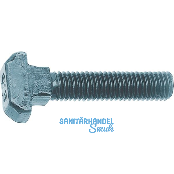 DIN186A 4.6 M 8x 30 blank Hammerschraube mit Vierkant