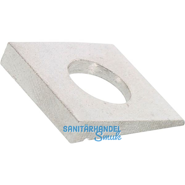 DIN435 M 8 Edelstahl A2 Scheibe f�r I-Tr�ger Neigung 14 %